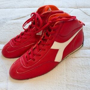 VINTAGE 90s! RARE! Diadora Formula One Ayrton Senna Racing Sneaker Boots 10.5